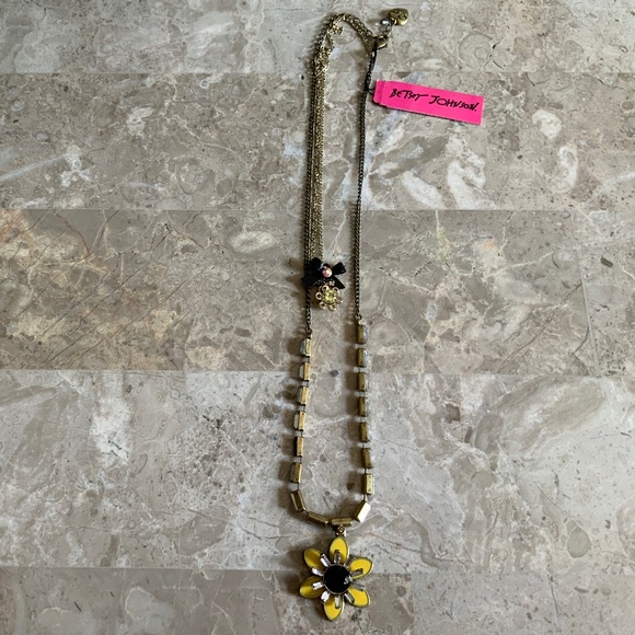 Betsey Johnson Jewelry - NWT BETSEY JOHNSON double strand pendant necklace Betsey Johnson Jewelry - NWT BETSEY JOHNSON double strand pendant necklace